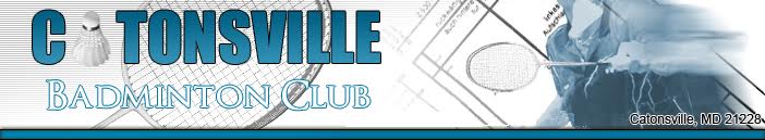 Catonsville Badminton Club Banner